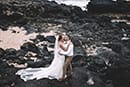 Adventure elopement in hawaii bride and groom