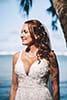 Bridal details in hawaii beach elopement